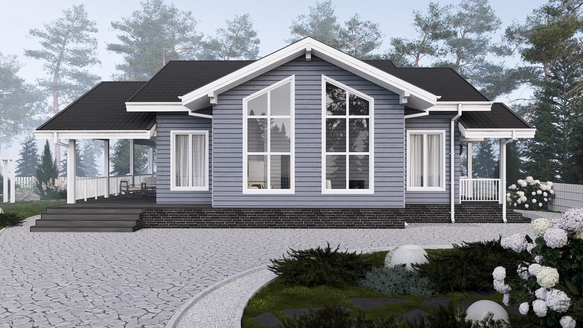 Проект дома Блюз 87 - главное фото